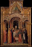 Ambrogio Lorenzetti Presentation at the Temple oil painting